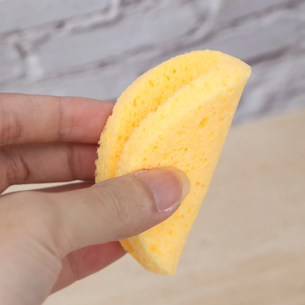 

10Pcs Makeup Removal Sponge High Quality Wood Pulp Facial Sponge for Removing Makeup Thorough Pore Cleansing Skin Care