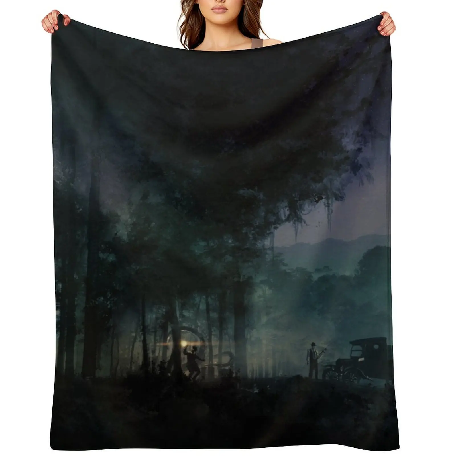 

Call of Cthulhu Keeper Screen Image Left (1/2) Throw Blanket Bed covers Decorative Sofas Furry Moving Blankets