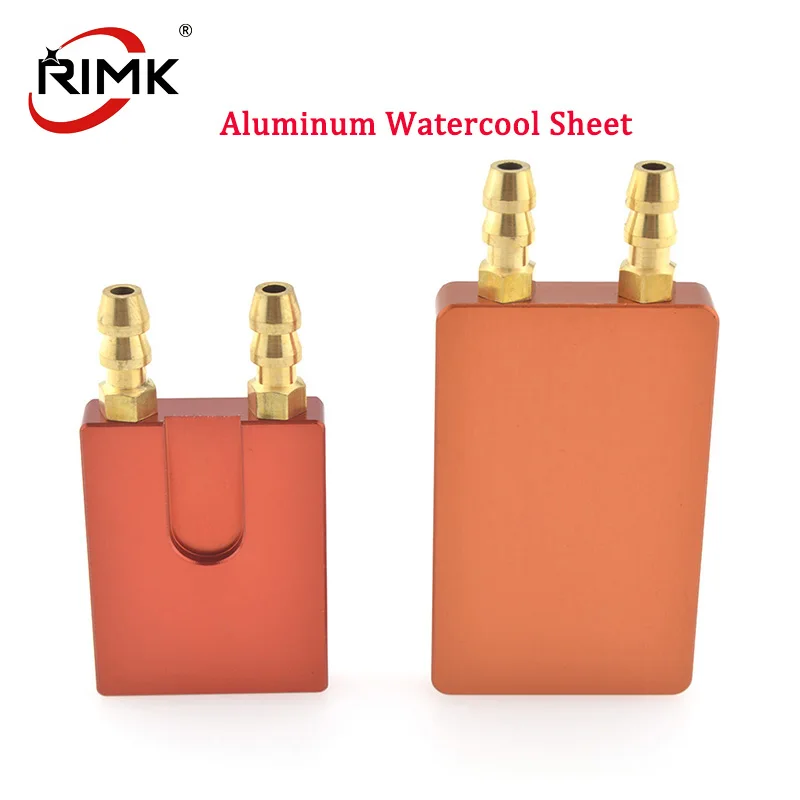 Watercool Sheet  Aluminum Alloy ESC Radiator Water Cooling Block for RC Car Bait Boat ESC Cool Down DIY Accessories 1pc