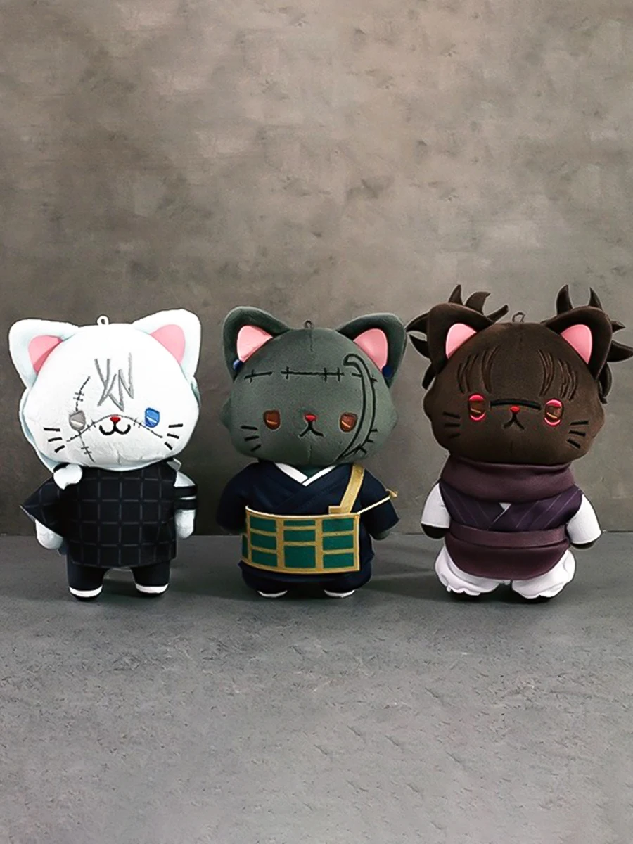 [Pre-order] Action Anime Jujutsu Kaisen Movic 14cm Plush Puppets Toys for Children Adults Choso Mahito Geto Suguru with Cat Mask