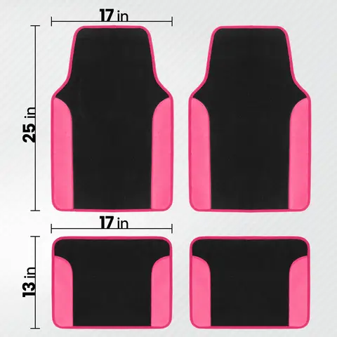 10 best sales pink car mats - №10