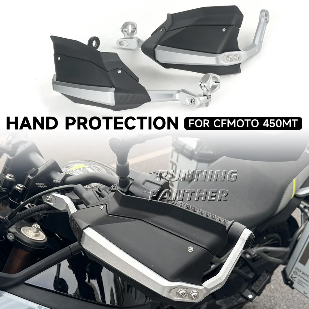 

Motorcycle Hand Protector For CFMOTO 450MT 450 MT Handguard Wind Deflector Handlebar Hand Guard Brush Bar kit Accessories