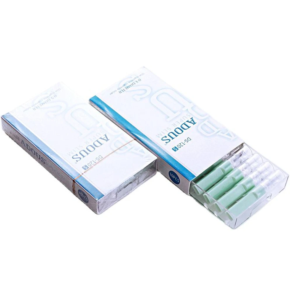 60 Pcs/Lots Food-Grade Plastic 5.2 mm Slim Woman Disposable Cigarette Puffs Holder Triple Filter Mouthpiece lip