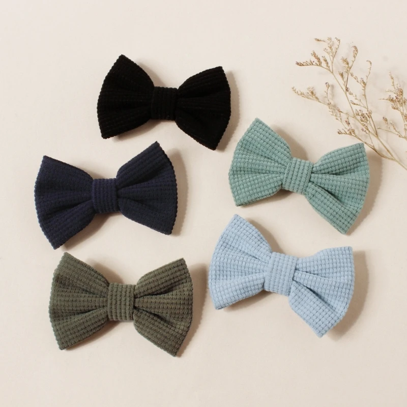 L5YF Plaids Muster Haarnadel Haar Clips Haar Bowknot Hairgrip für Mädchen Kinder Headwear Kopfschmuck Barrettes Haar Zubehör