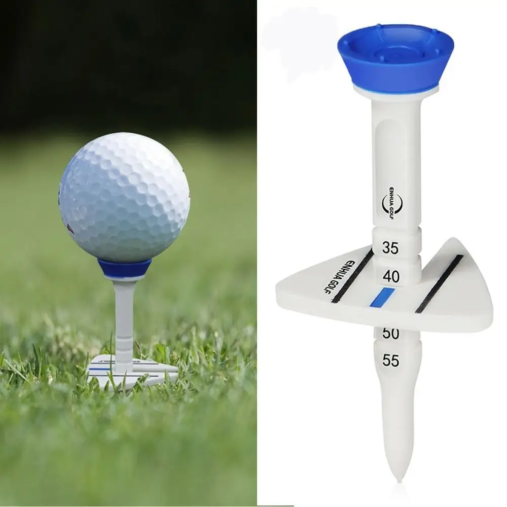 Durable Plastic Golf Tees Adjustable Height and Aiming Direction Golf Training Ball Stand Outdoor