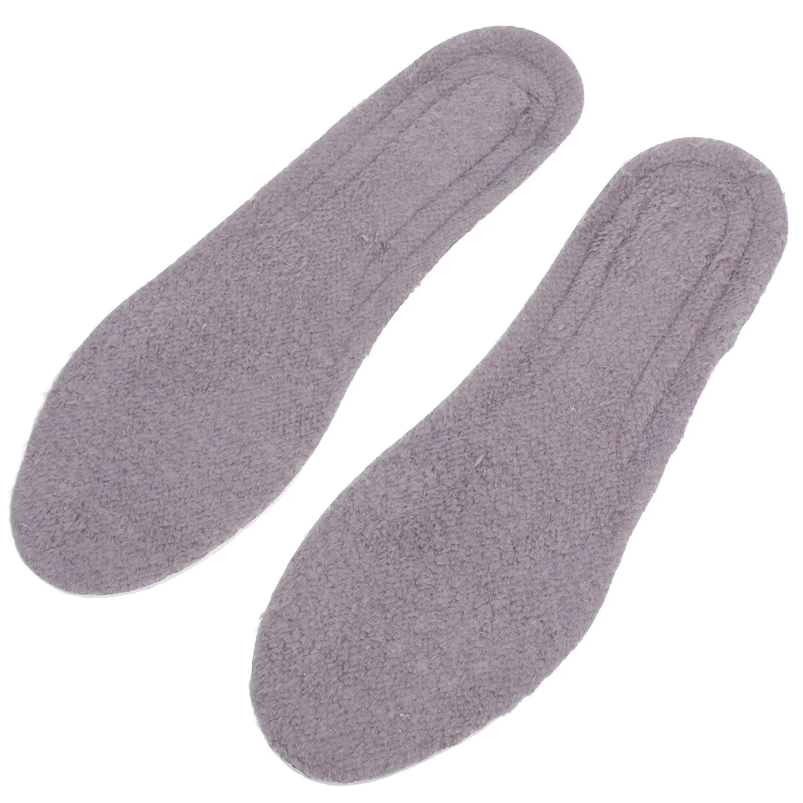 

Winter Warm Insoles Self-Heating Soft Shoe Inserts Breathable Fleece Lining Comfortable Footbeds For Boots Heels Slip-Ons
