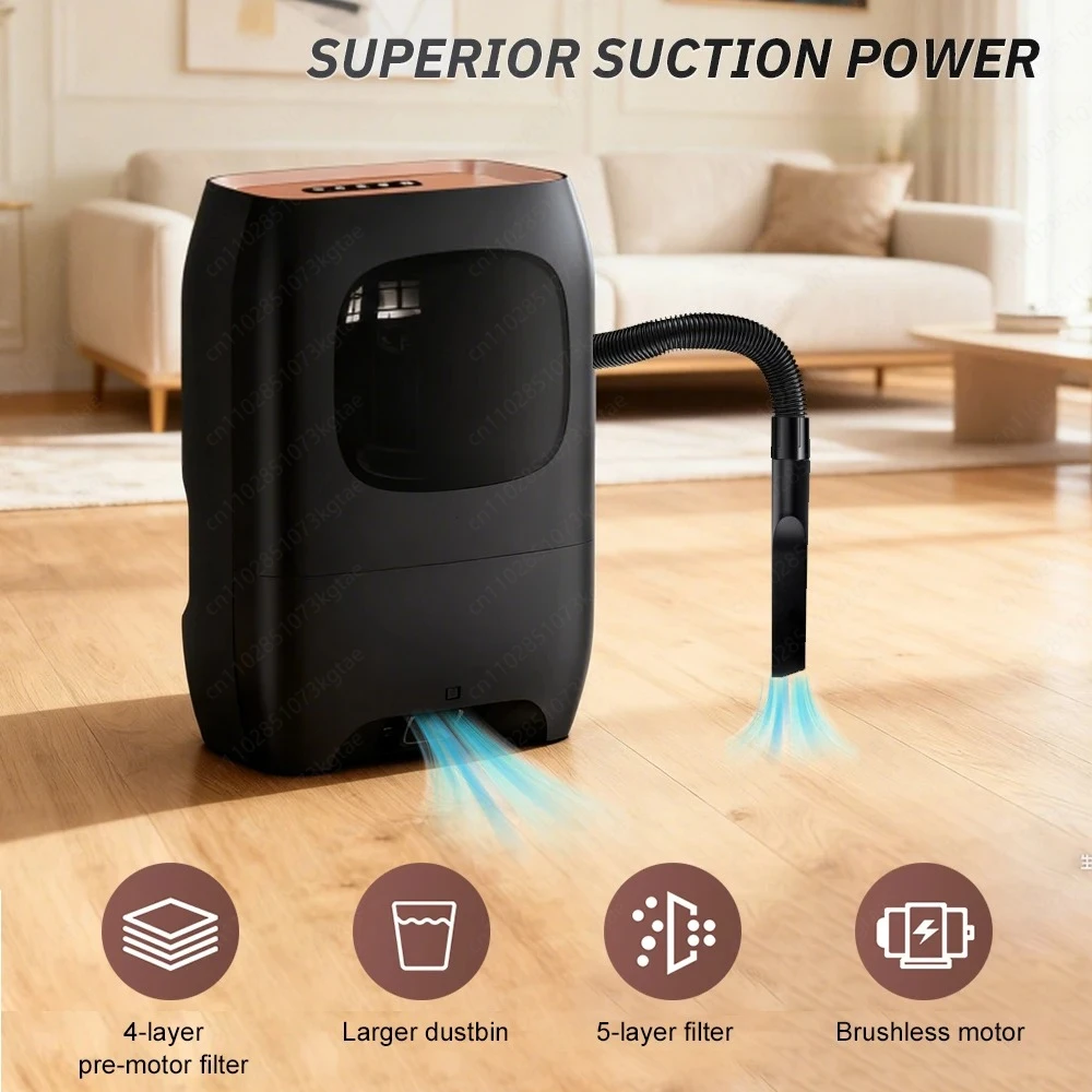 110v volt induction vacuuming trash can haircut shop cleaning broken hair household pet hair vacuum dustpan