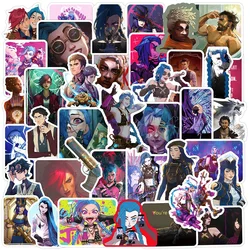10/30/50PCS Arcane League of Legends Game Stickers Cool Graffiti Toys DIY Waterproof Skateboard Phone Bike Funny Kids Toy Decals