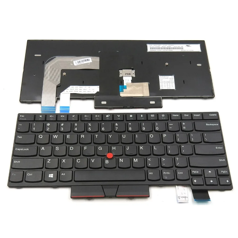 

New US Keyboard For Lenovo ThinkPad T470 Series Laptop Keyboard US 01AX446 SN20L72767