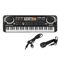 Digital Music Electronic Keyboard Key Board Electric Piano With 61 Keys Music Toy Keyboards For Ages 3-12