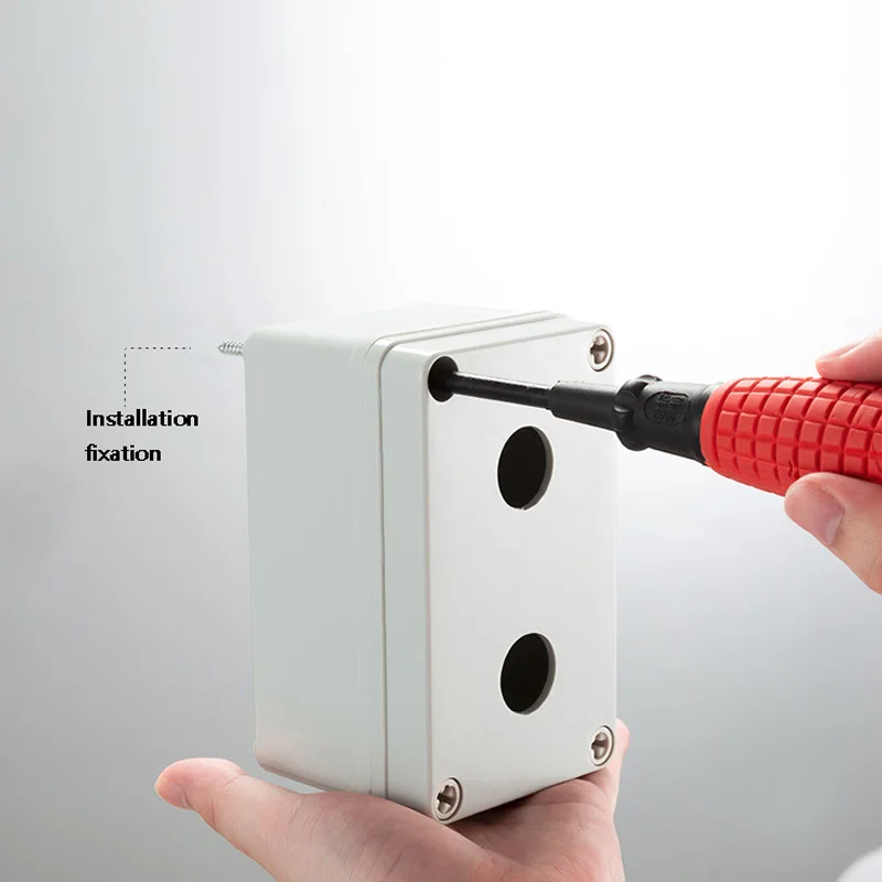 Indoor and outdoor button box Emergency stop start switch Power reset alarm iron door elevator motor Electrical control box