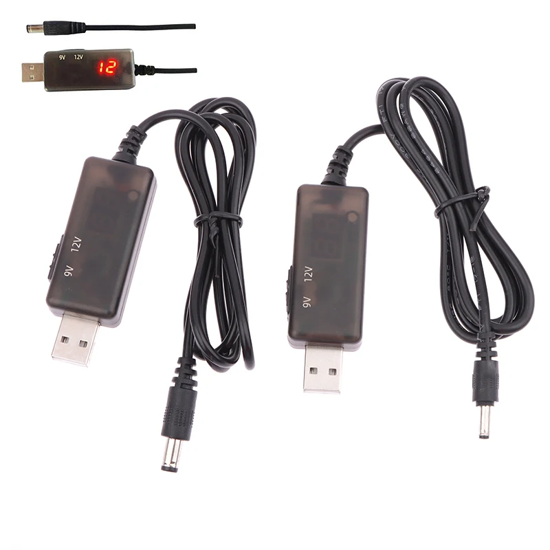 1PC Router Modem Fan accessori per altoparlanti USB Power Boost Line DC 5V a DC 9V / 12V modulo Step Up cavo adattatore convertitore Usb