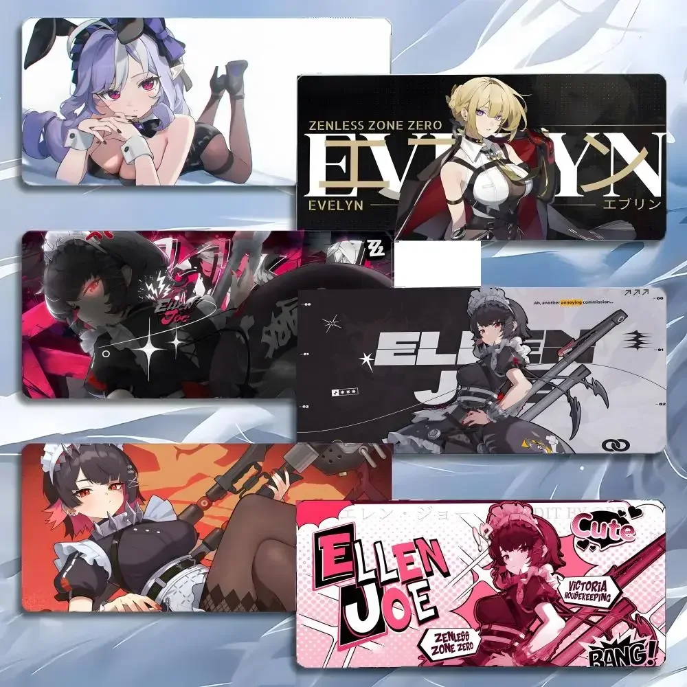 agent cool male fighter Z-Zenless Zone Zero Eleven Mouse Pad Mousepad Large Gaming LockEdge Thickened PC Table Desk Mat