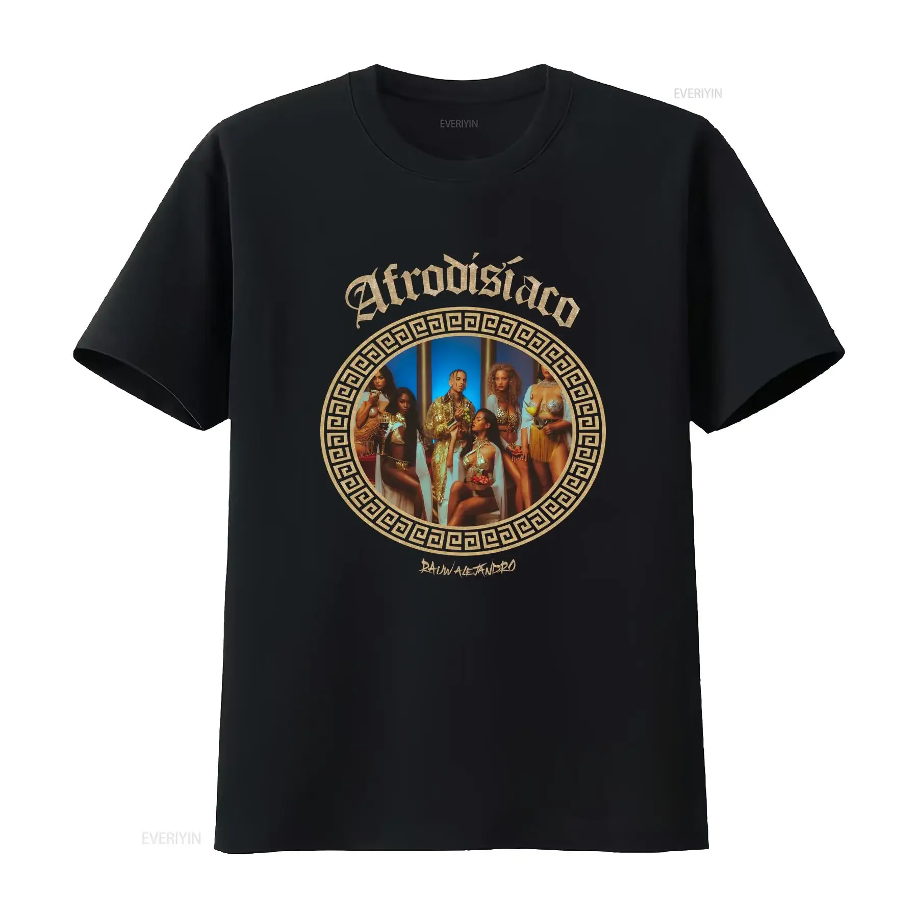 Rauw Alejandro Afrodisíaco 2020 For Fan Black Size S 5XL T Shirt HE870 vintage Washed fashion Stretched Casual Versatile