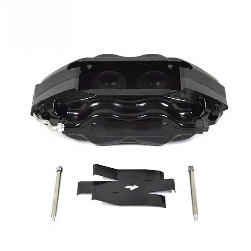 

Two radial calipers Automatic recovery Brake part Small 4-piston front brake caliper part No 7600