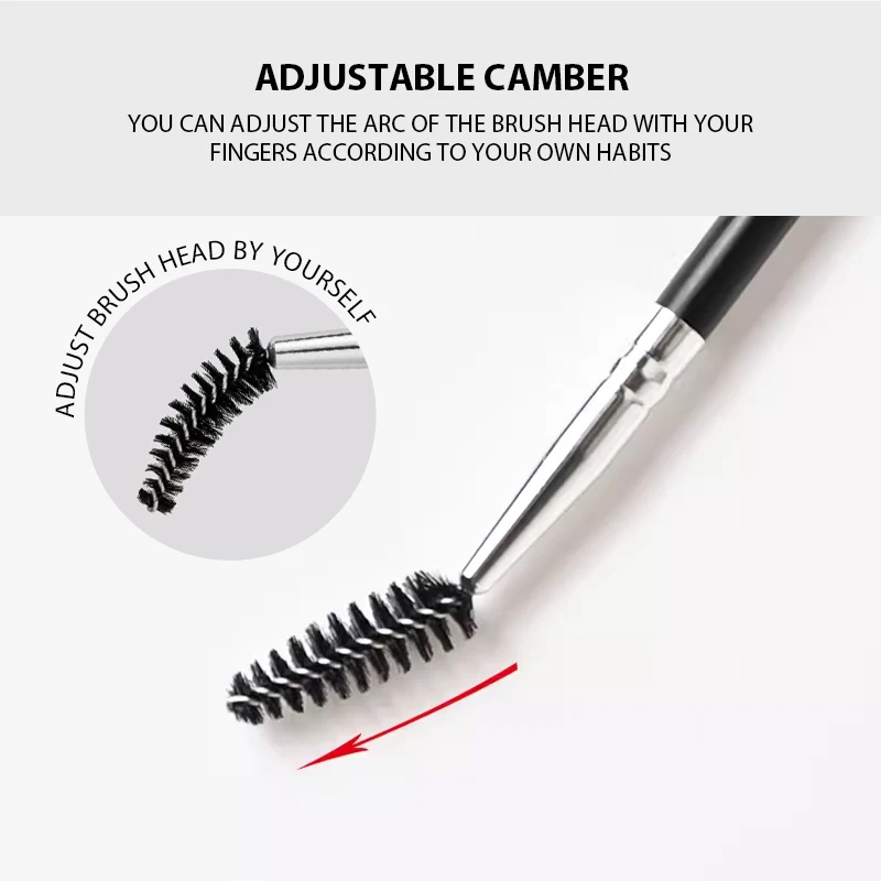 Double-headed Eyelash Brush Eyebrow Comb Eyebrow Brush Professional Makeup Brushes Eyelash Extension Makeup Tools Accessories