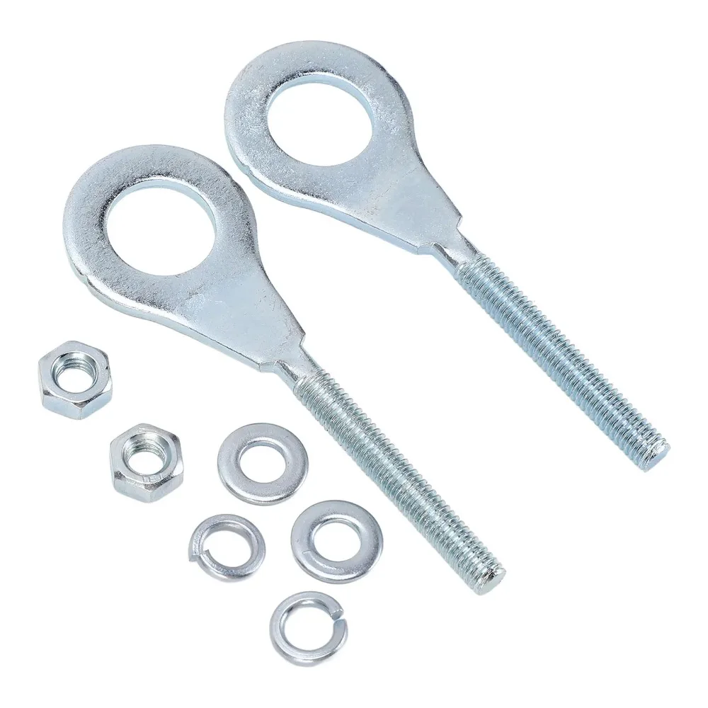 Pack of 2 15mm Chain Tensioner Adjuster Chain Axle Tensioner Adjuster For Mini Bike 50CC to 125CC CRF50 ATV Pit Dirt Bike NEW