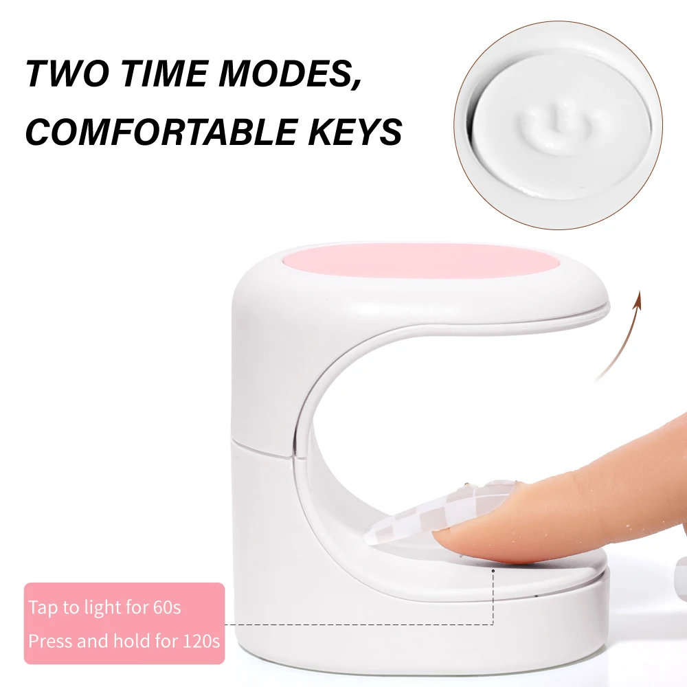 LINMANDA ジェルネイル用ミニ UV ライト UV ライト UV ネイルランプ ジェルネイル用プロフェッショナル UV ランプ ネイルアート用革新的なネイルドライヤー