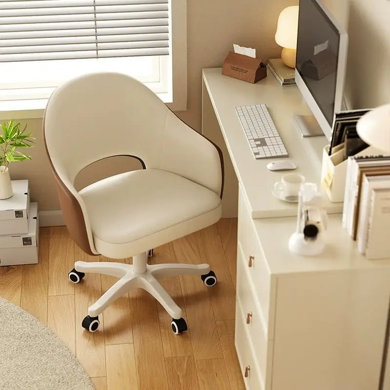 

Компьютерный стул, удобный сидячий стул для учебы, офисное сиденье, одиночный вращающийся стул, комод для спальни, стулья для макияжа, мебель для гостиной