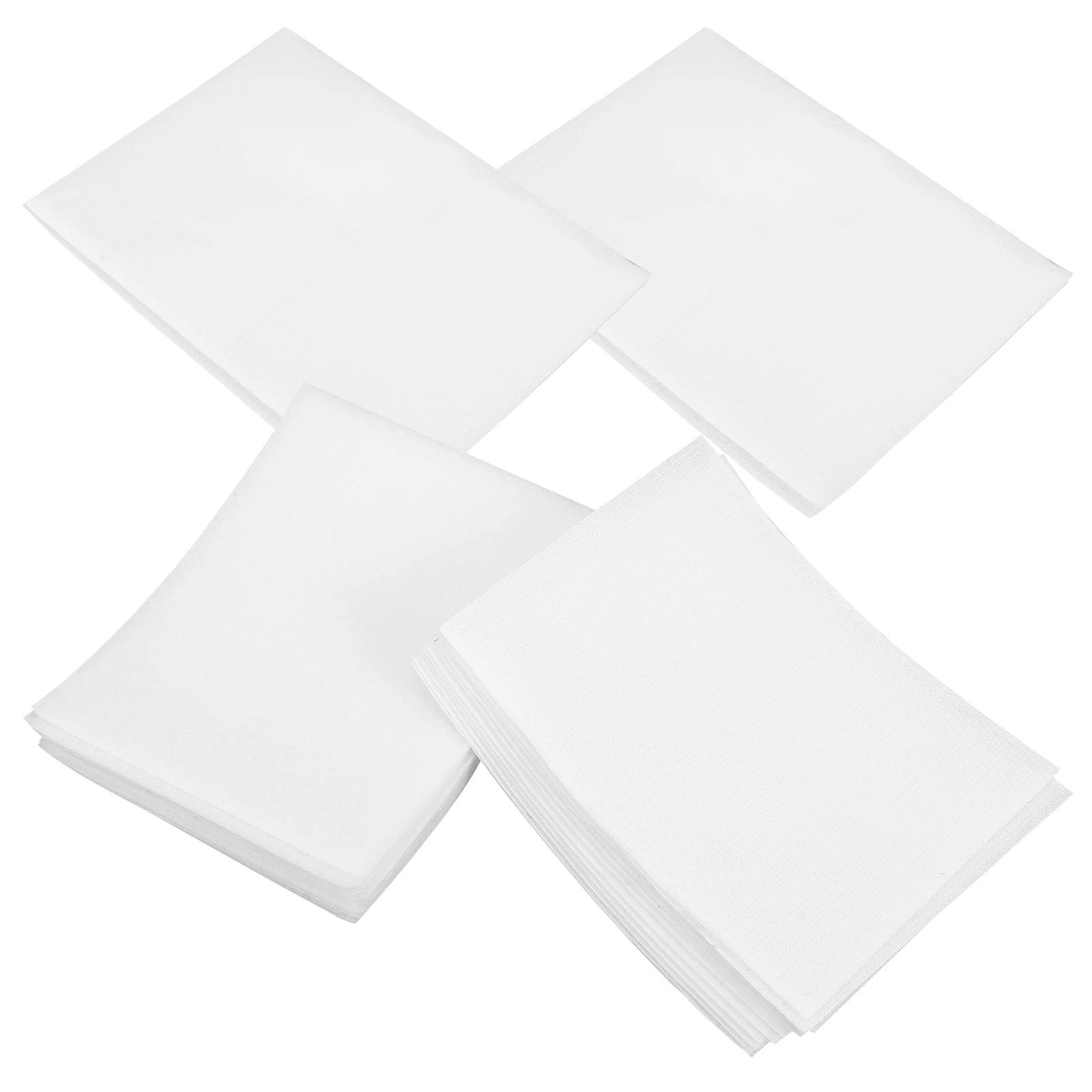 

12 Pairs Self-adhesive Patch Strips Tape Home Rug Tapes Loop Mounting Fixing Household Nail Hotel Hook Cushion