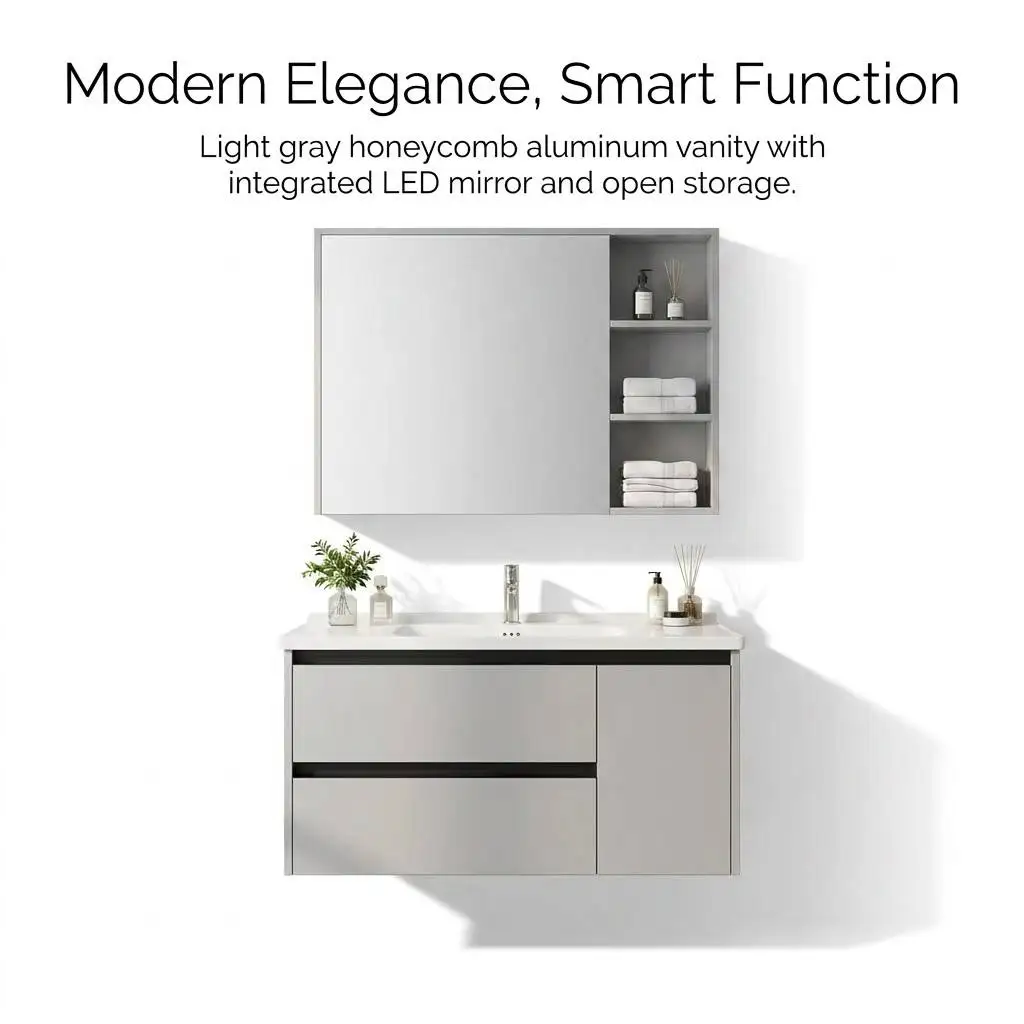 Bathroom CabinetModern Eco-Fri - огляд і ціна Home Bathroom Vanity Combo