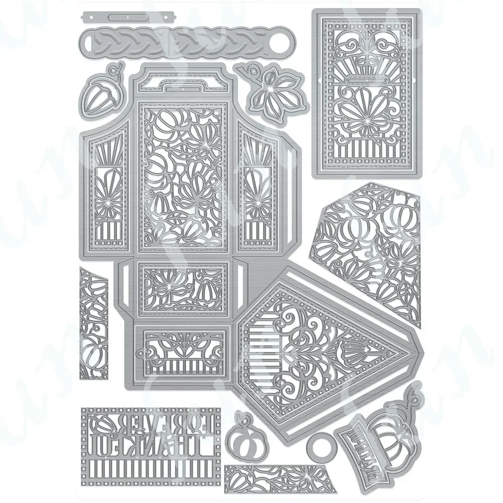 2024 New Cutting Die for Boxes Metal Cut Dies Scrapbooking Decoration Embossing Cut Die Template DIY Making Paper Card Album