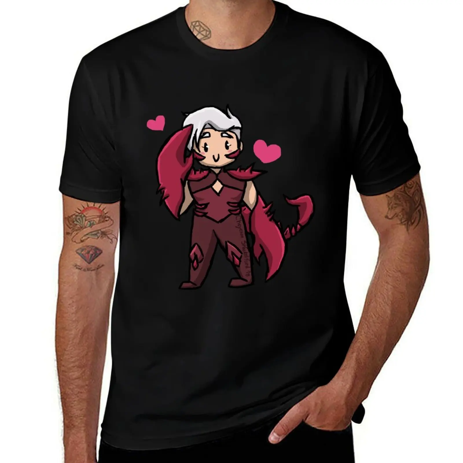 Футболка SPoP Chibi Scorpia в стиле стрит-фэшн, повседневная футболка.