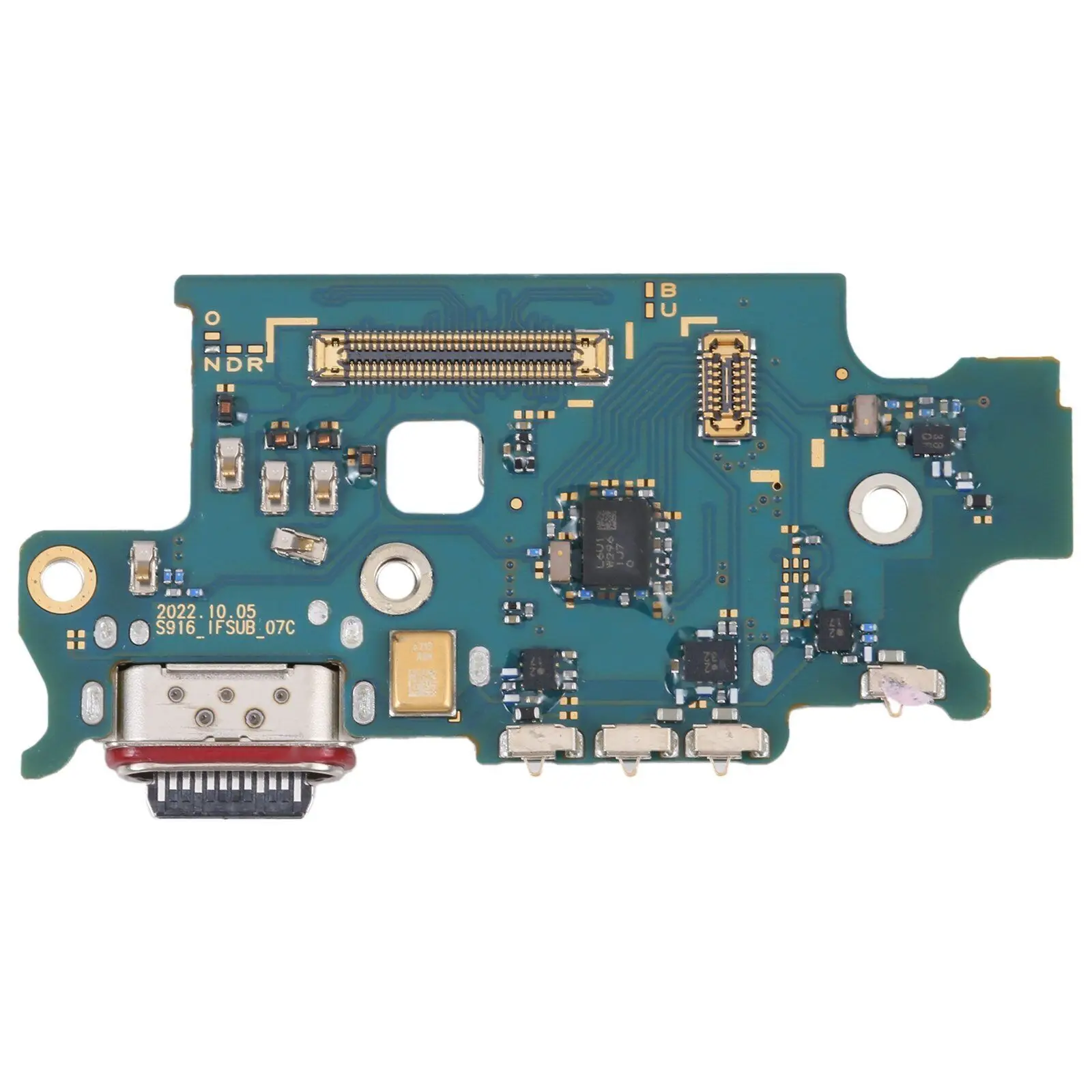 

For Samsung Galaxy S23+ SM-916 USB Charger Charging Port Dock Connector Board Flex Cable Repair Part