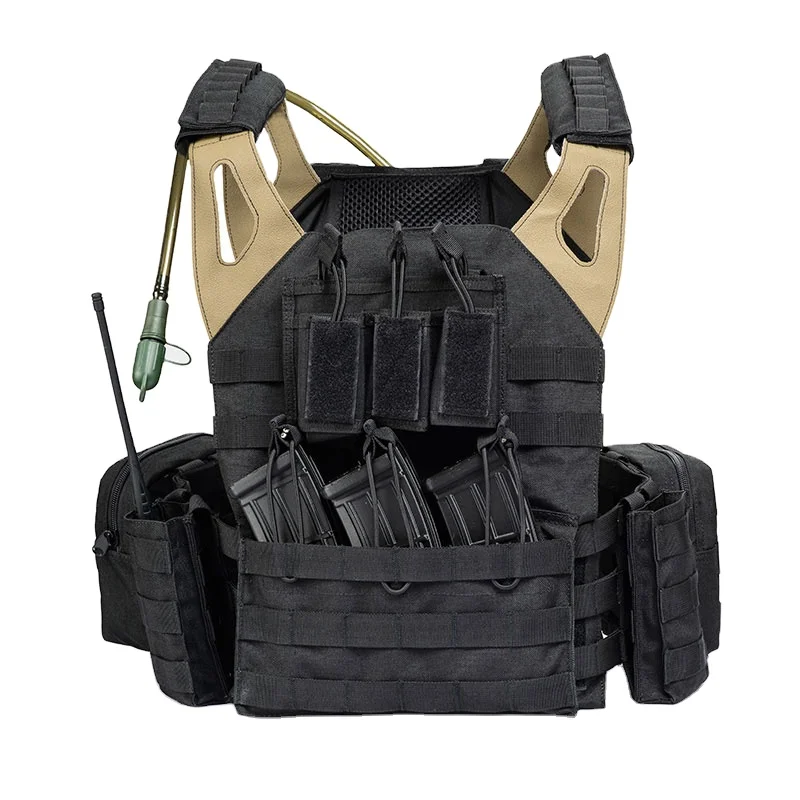 

Tactical Vest Plate Carrier Lightweight Camo Training Water Bladder Molle Chaleco Tactico Tactical Vest