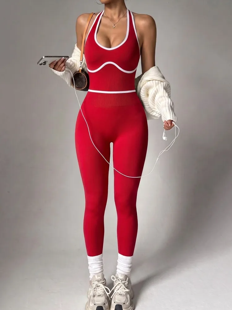 1PCS Yoga Gym Rompers Jumpsuits Women Sports Overalls Active Wear Fitness Clothing Workout Clothes Women Short Playsuits Outfits