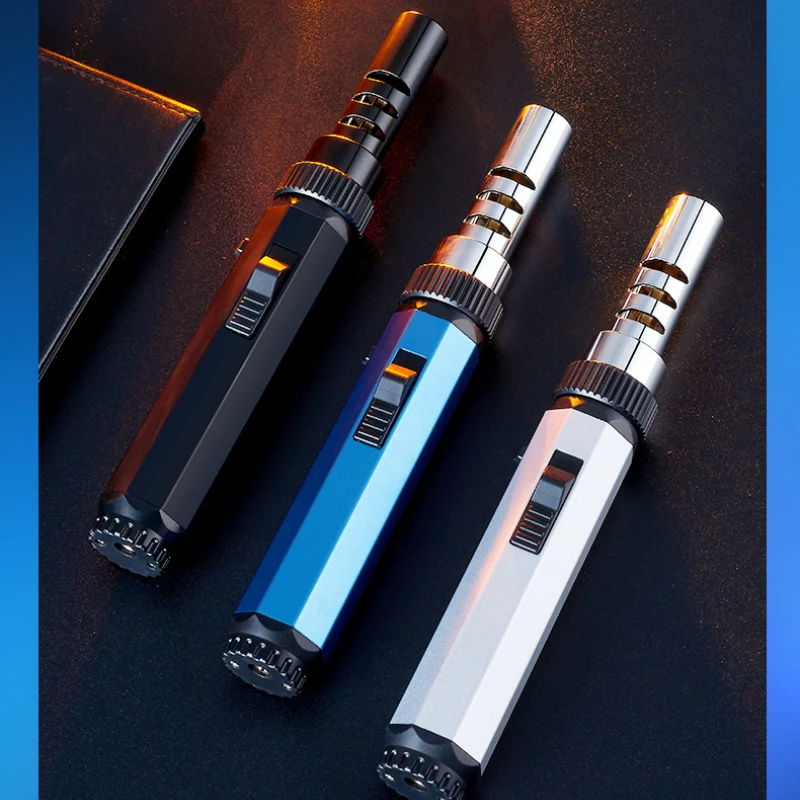 2025 Outdoor Camping Portable Direct Charging High Temperature Torch Lighter Kitchen Commercial Inflatable Flame Torch Ignifier