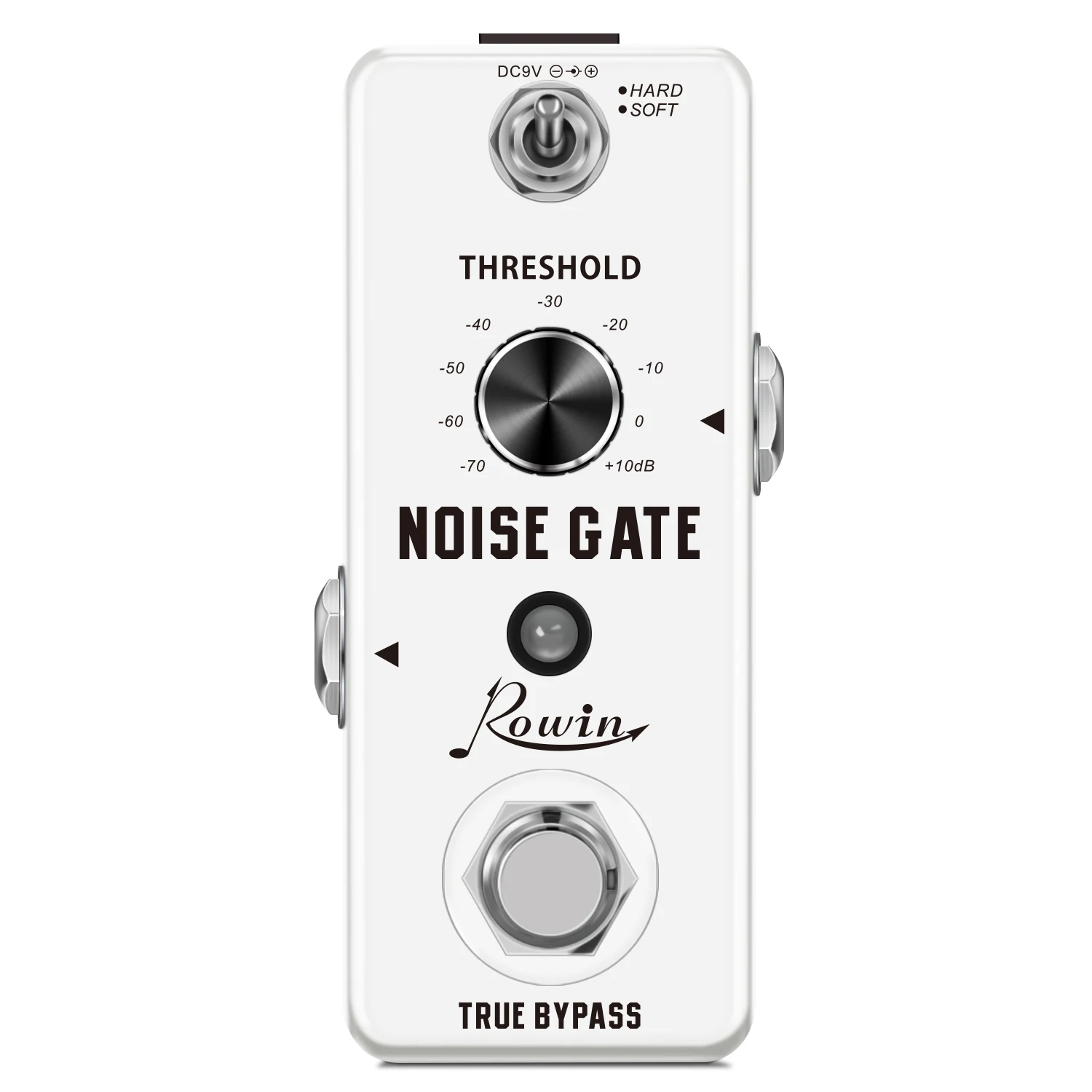 Rowin Noise Gate Pedal Guitar Delay Chorus Vibrolo Phaser Flanger Booster Compressor Bass Equalizer Effects Fuzz Overdrive DIST