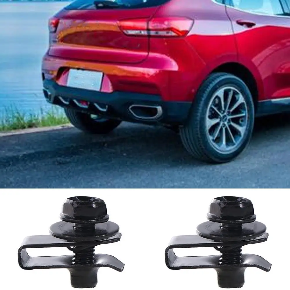 

5/10pcs M6 Car Body Bolts U-clamp 6MM Car U-nut Clips Black Screw Clamping Splash Shield Guard Bolts Automotive