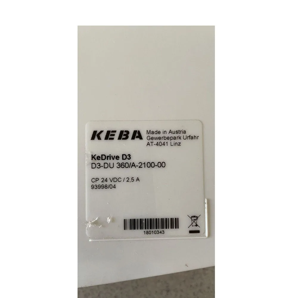 D3-DU 360/A-2100-00 Controller For KEBA