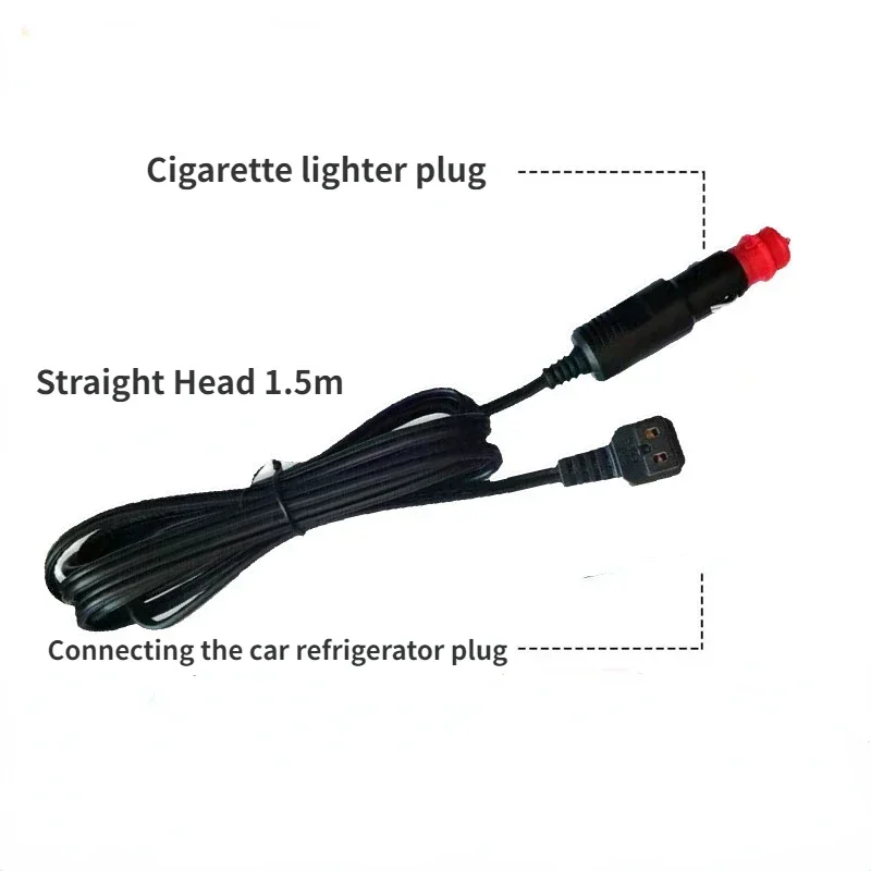 For Alpicool Car Refrigerator 220v Power Cord Charging Cable Accessories Car Cord Home Adapter 12V 24V Plug Cord Straight Head