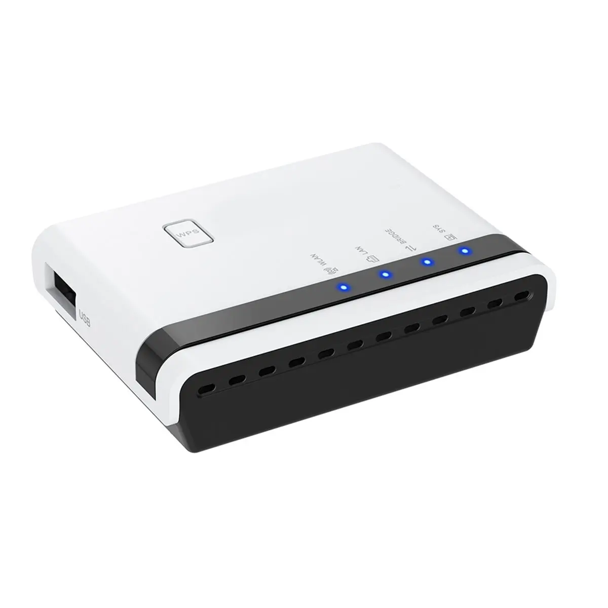 USB Print Server Sharing Hub Wireless Printer Server with 10/100Mbps Lan/ Bridge Multi-Mode Computer Printer US Plug