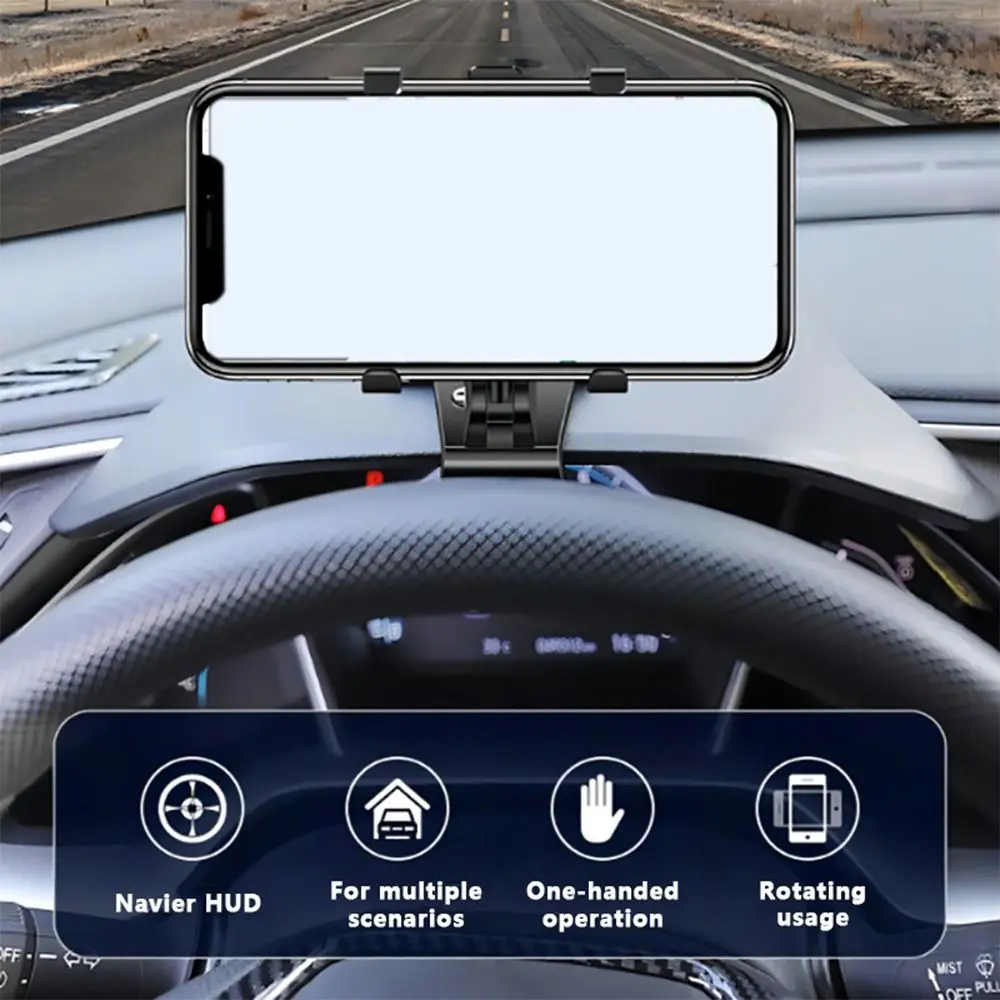 

Многофункциональный пластиковый автомобильный держатель для мобильного телефона, легкое крепление на клипсе, универсальная стойка для телефона, вращающаяся автомобильная поддержка телефона, автомобильное крепление