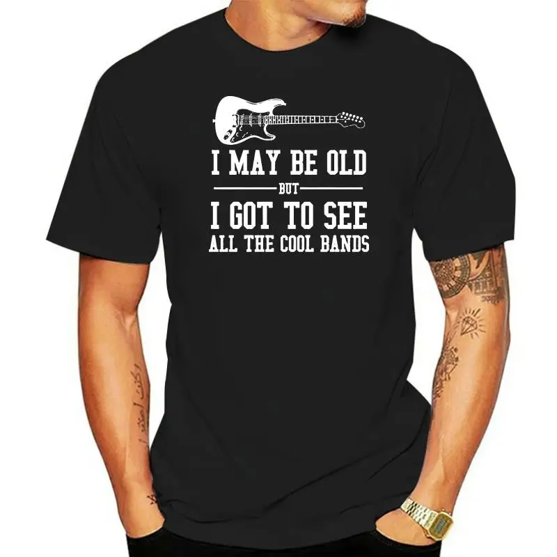 YEHDN I May BE Old BUT I Saw The Cool Bands Music - Mens T-Shirt Black