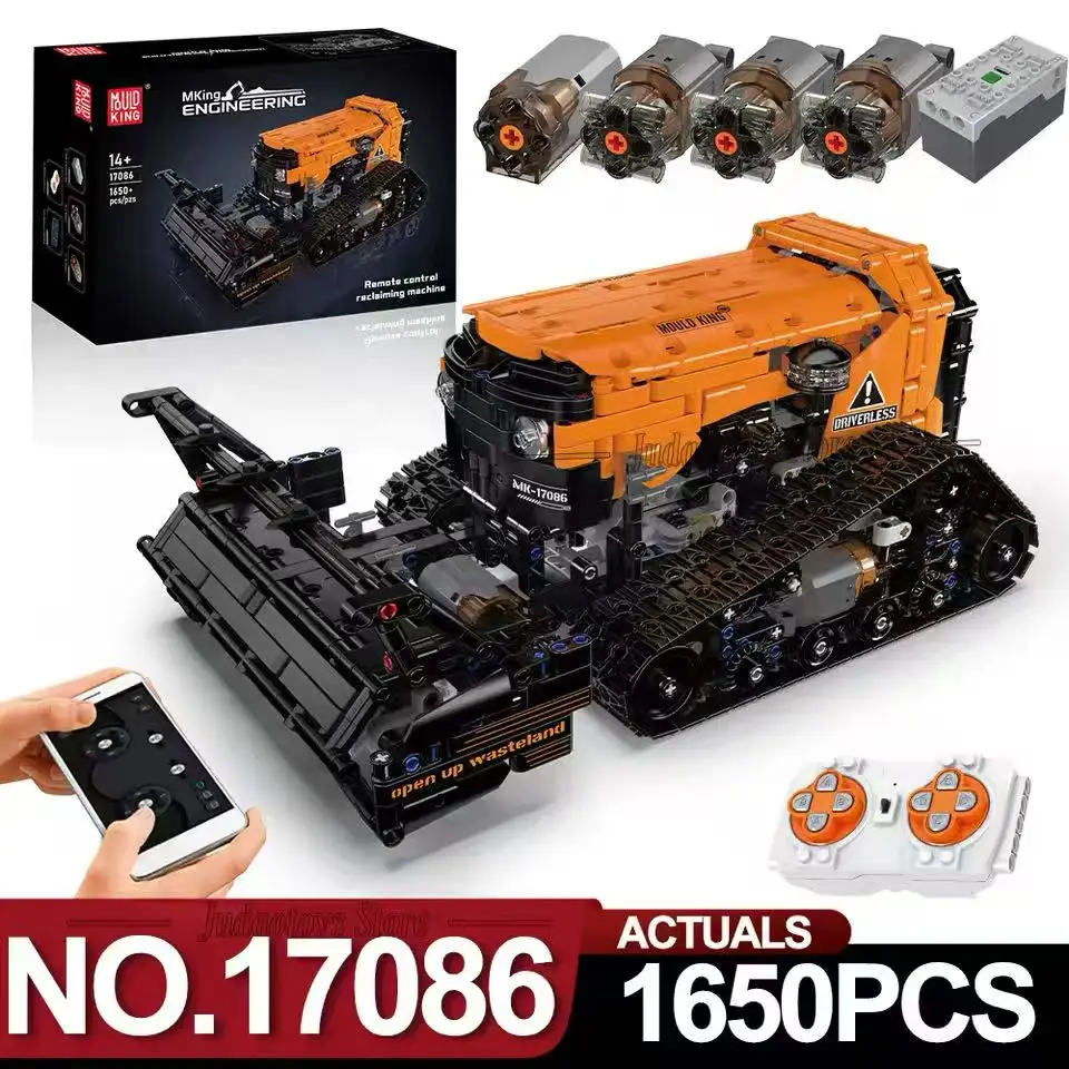 

Mould King 17086 Remote Controlled Raclaining Machine Model Building Blocks Creative Educational Bricks Toy for Kids Boys Girls