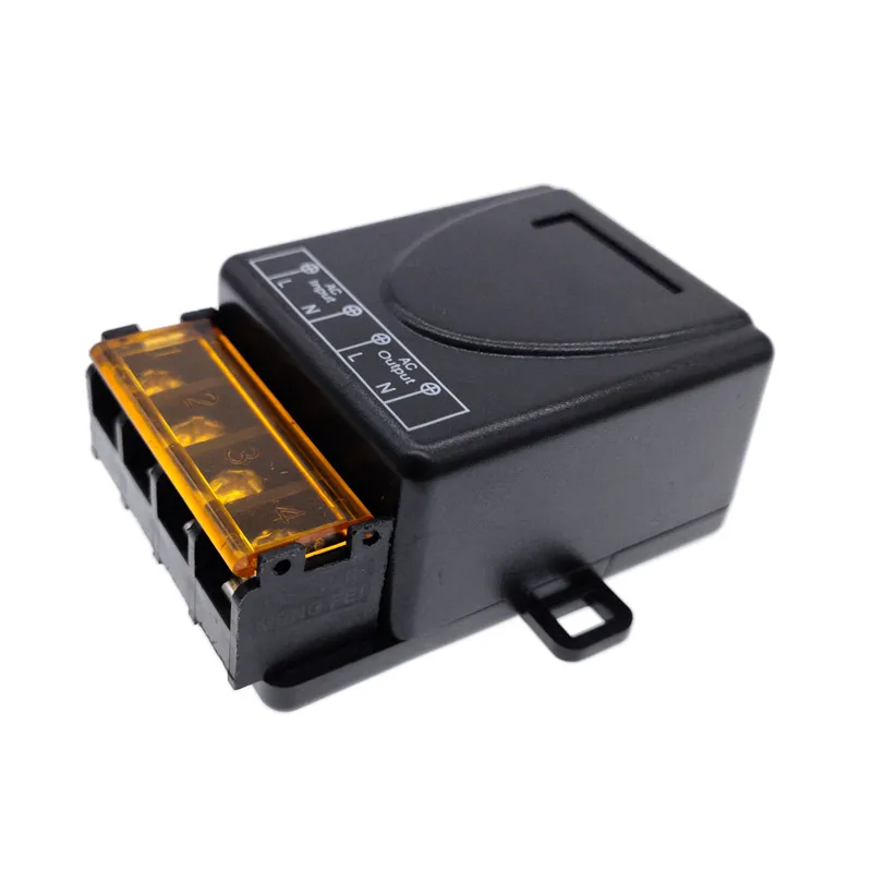 1PC 12V 24V DC Wireless Remote Controller Switch AC 220V 110V MAX 40A Universal Relay Receiver Module Wide Voltage 433Mhz EV1527 image 4