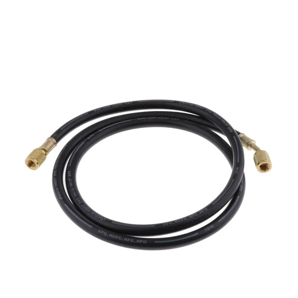 Plus Ii Charging Hose Wear Resistant Black Rubber Tube for Refrigerant R410A Compressor Service