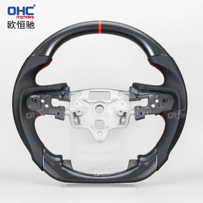 For Chevrolet Silverado 22-25pickup truck steering wheel modification and upgrade to a sporty carbon fiber steering