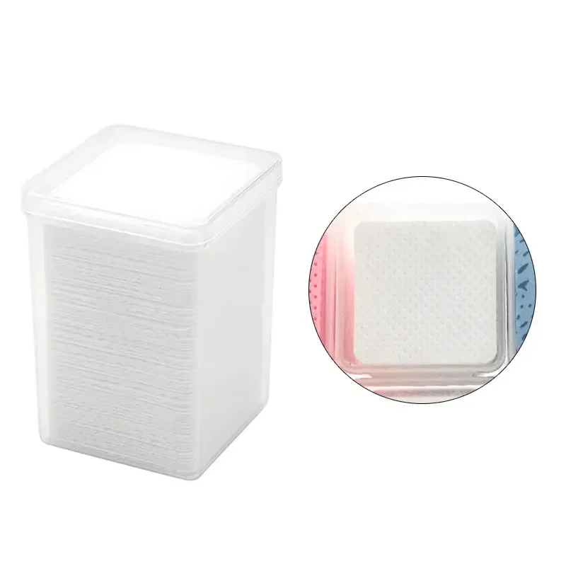 200 pz Salviette di Carta di Cotone Colla Per Ciglia Bottiglia di Colla di Rimozione Della Colla Pulire La Bocca Della Prevenire Il Bloccaggio Colla Cleaner Pad Estensione Delle Ciglia