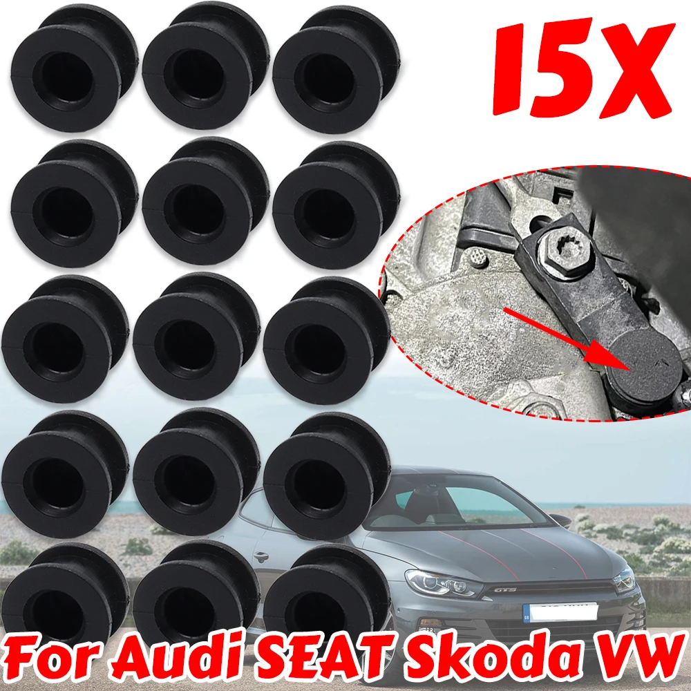 

15X For Audi SEAT Skoda VW Gear Linkage Control Cable Gearbox Shift Automatic Lever End Connect Collet Bushing Connector Adapter