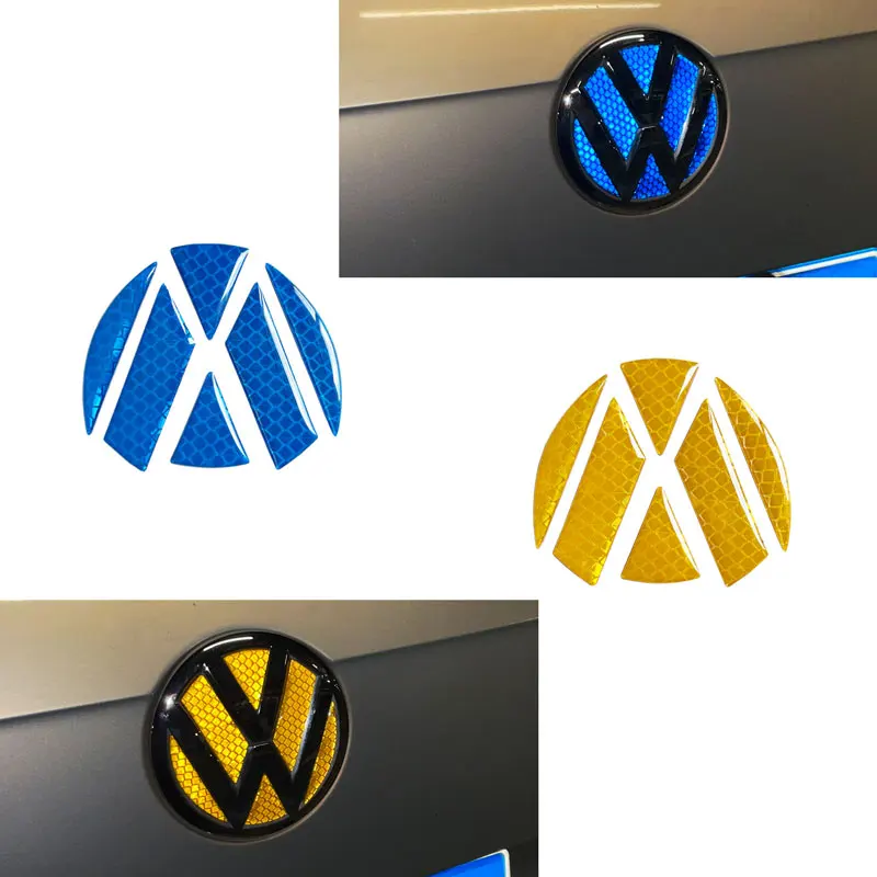 Auto Exterior Decorative Sticker Car Tail Trunk Lid Emblem Decals Car Styling For Jetta B6 GOLF 4 5 6 7 Tiguan Polo Accessor