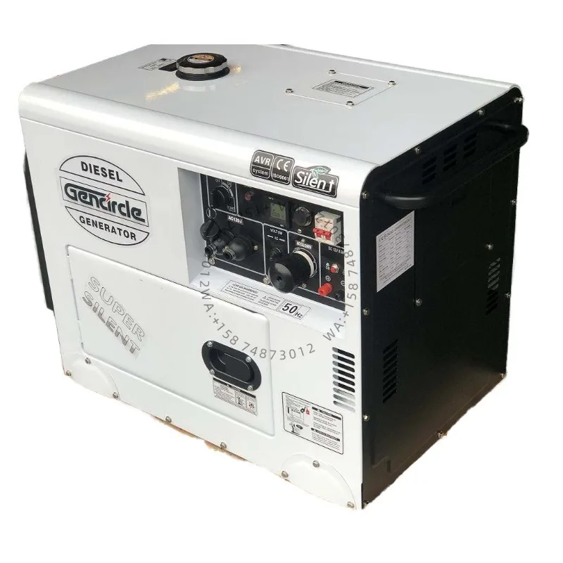 Silent 50/60Hz  5kva 8kva 8kw 10kva Silent Die sel Generator Single Phase Sound Proof Die sel Generator 10kva Power Generators