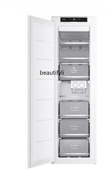 

A61 Fully embedded refrigerator ultra-thin zero-embedded cabinet air-cooled built-in folio hidden inlay