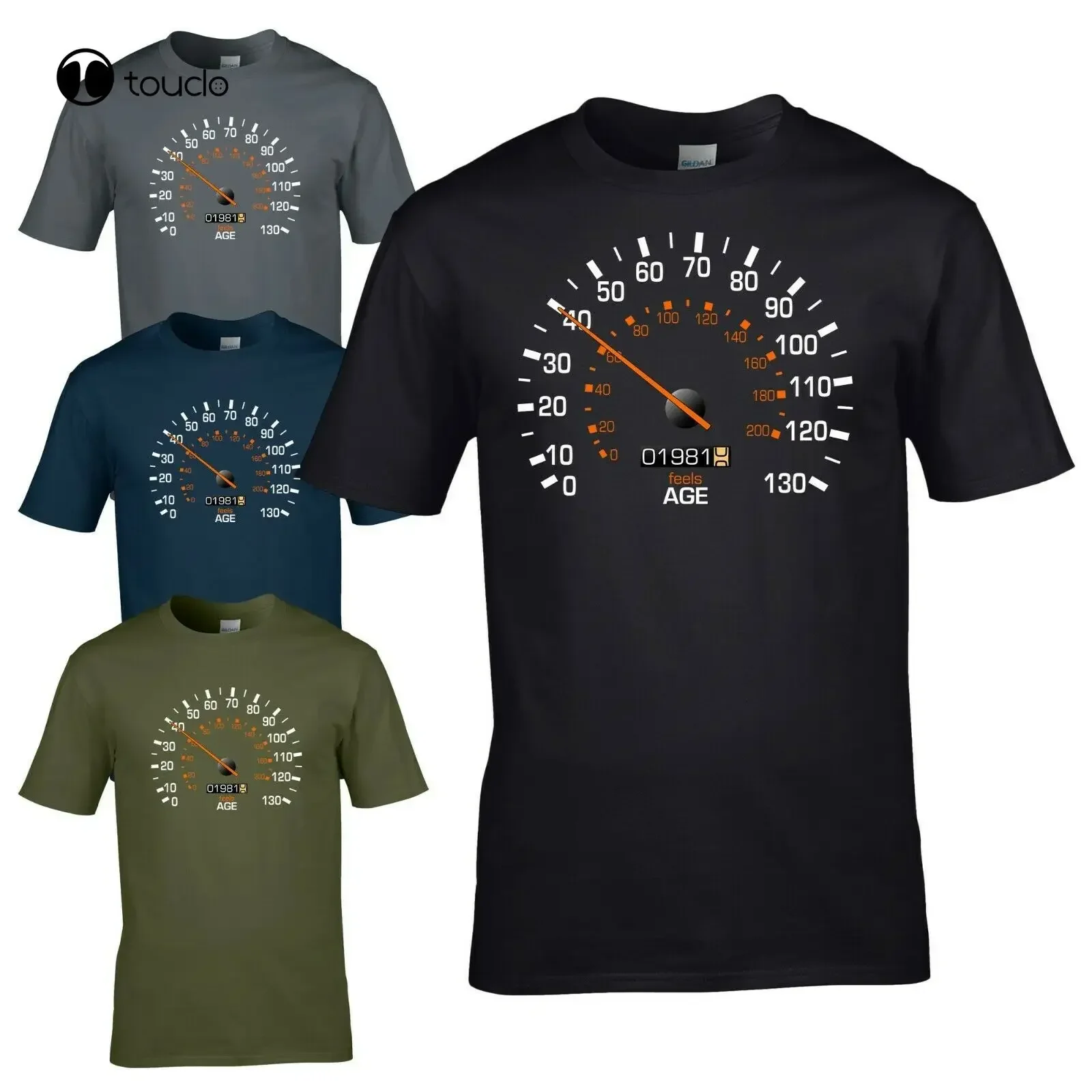 Speedometer 1981 40Th Birthday T-Shirt - Funny Feels Age Year Present Mens Gift