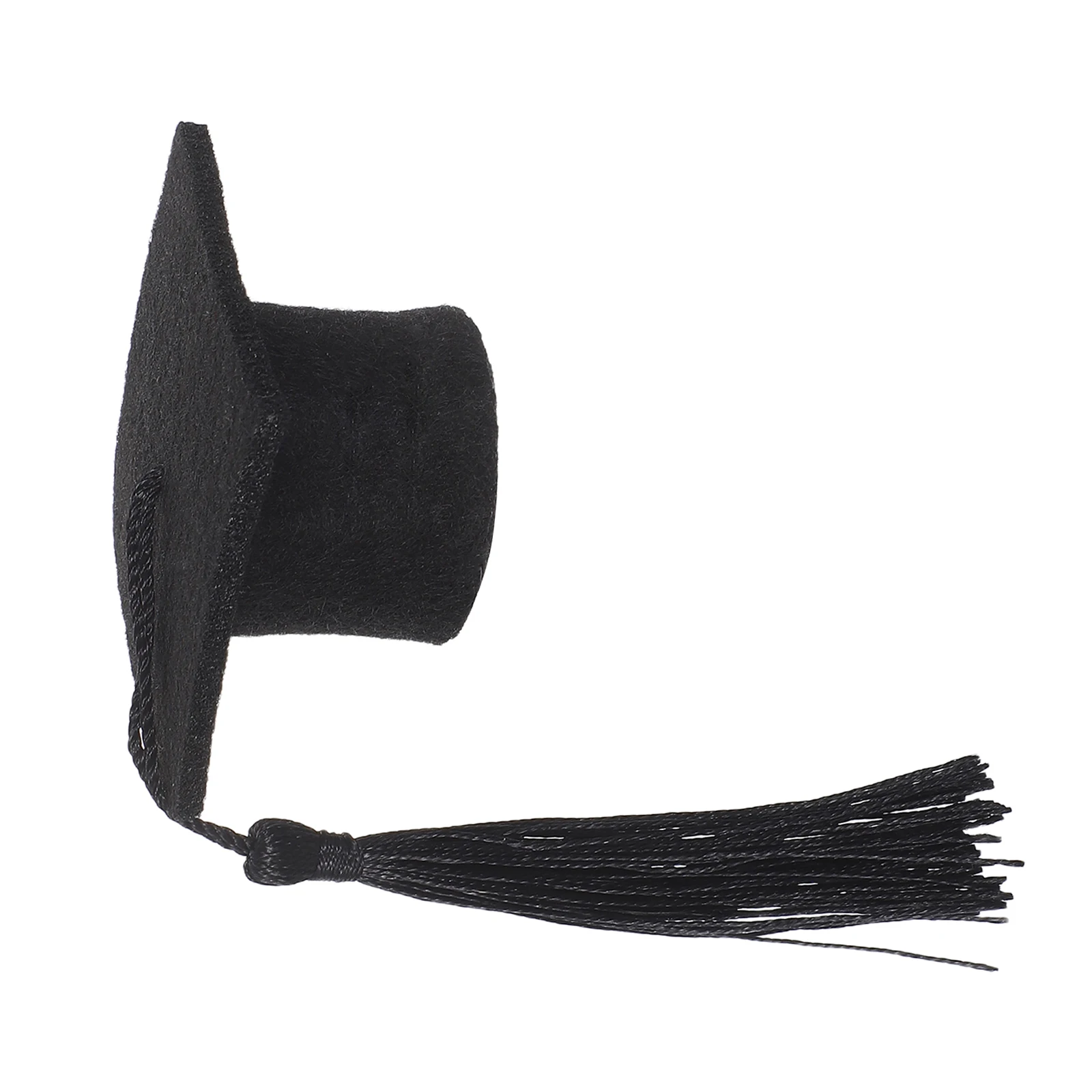 

Mini Doctoral Cap Tassel Decorations Bright Color Tear Resistant Fabric Table Decorations Christmas Party Wedding Gifts