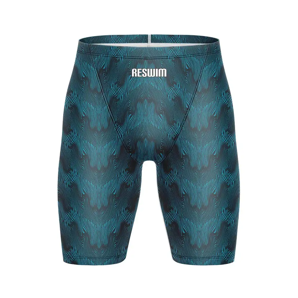 New Men's Swim Jammers Swimming Trunks Swimsuit Shorts Athletic Training Swimming Shorts Endurance Anti-Chlorine Surfing Pants